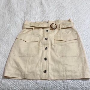 NWT Banana Republic Paper Bag Utility Skirt - Size 12